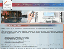 Tablet Screenshot of electricite-generale-domotique.com